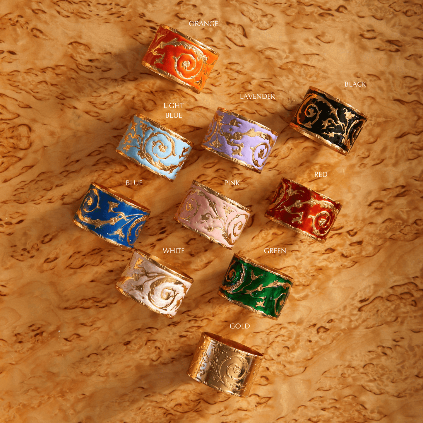 L'Anello Napkin Rings - Set of 4 - Hosted by Kelly Gaudreau