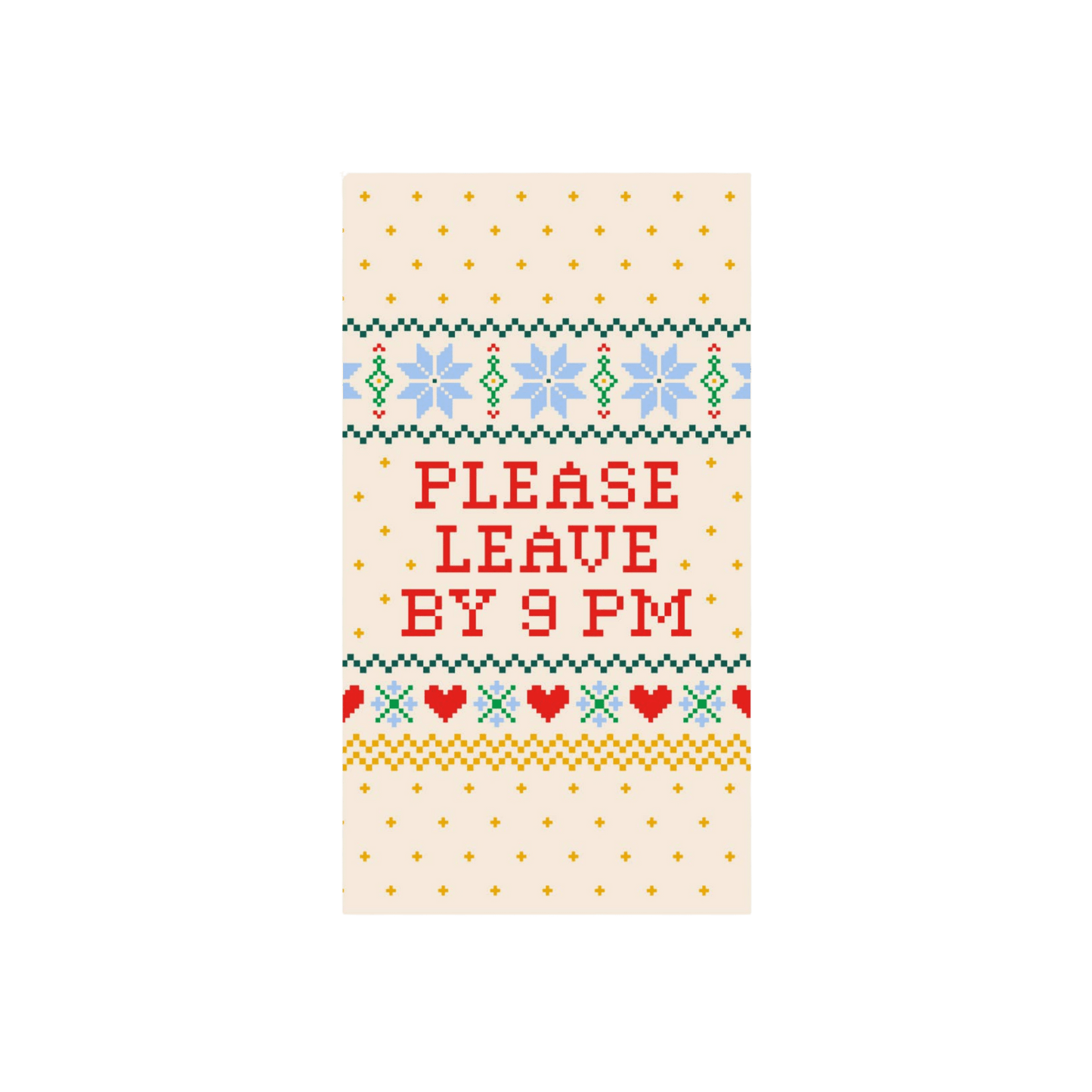 Leave By 9pm Holiday Paper Guest Towels - Pack of 16 - Hosted by Kelly Gaudreau