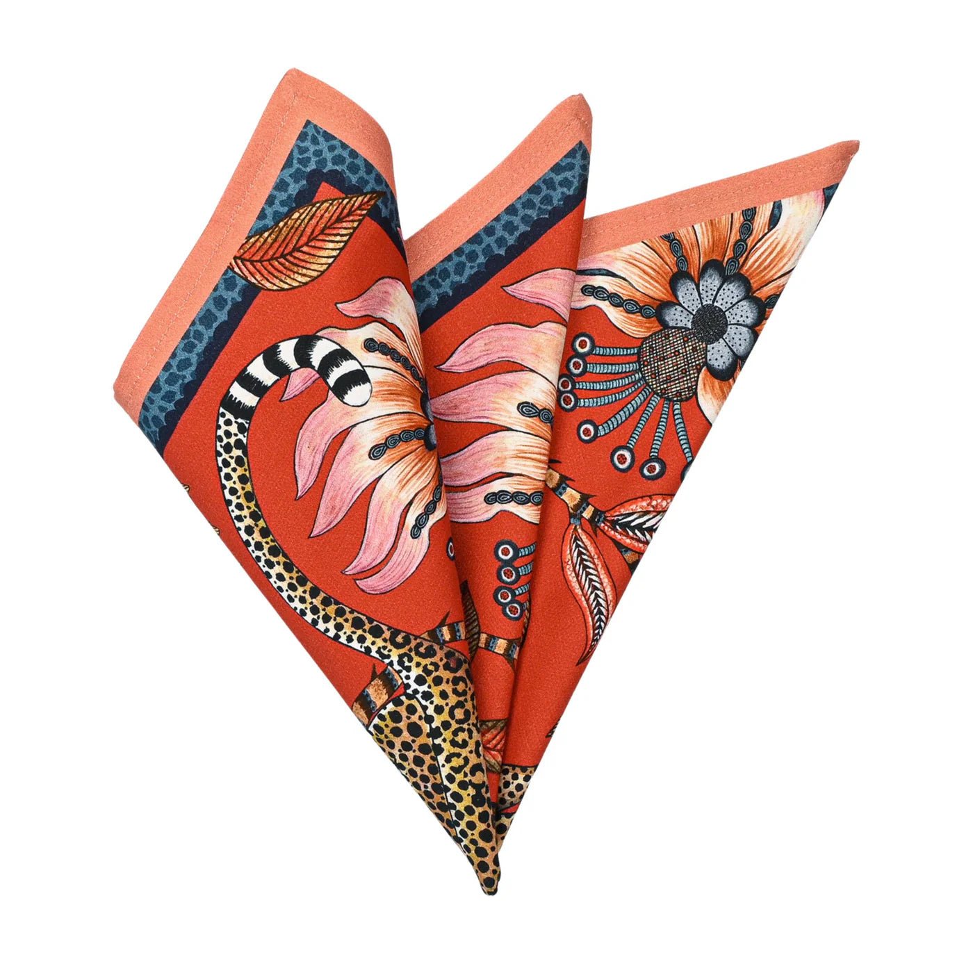 Leopard Napkins in Royal Red - Set of 2 - Hosted by Kelly Gaudreau