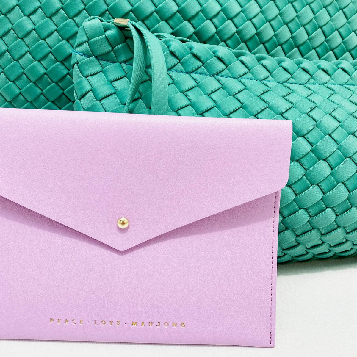Large Mahjong Card Clutch