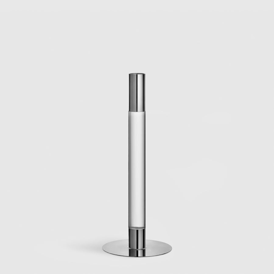 Lumiere Candlestick Silver Medium - Hosted by Kelly Gaudreau