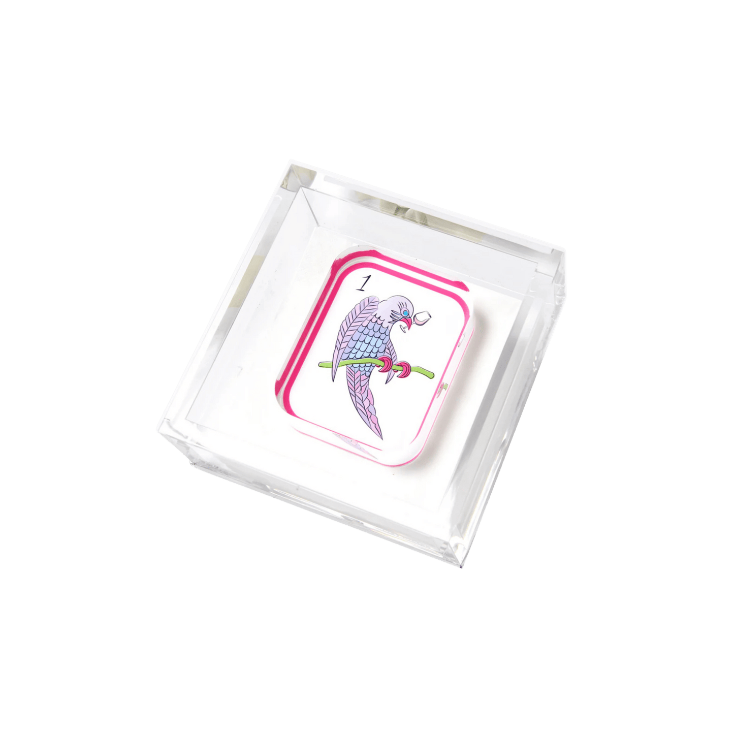 Mahjong Birdie Bam Cocktail Napkin Holder - Hosted by Kelly Gaudreau