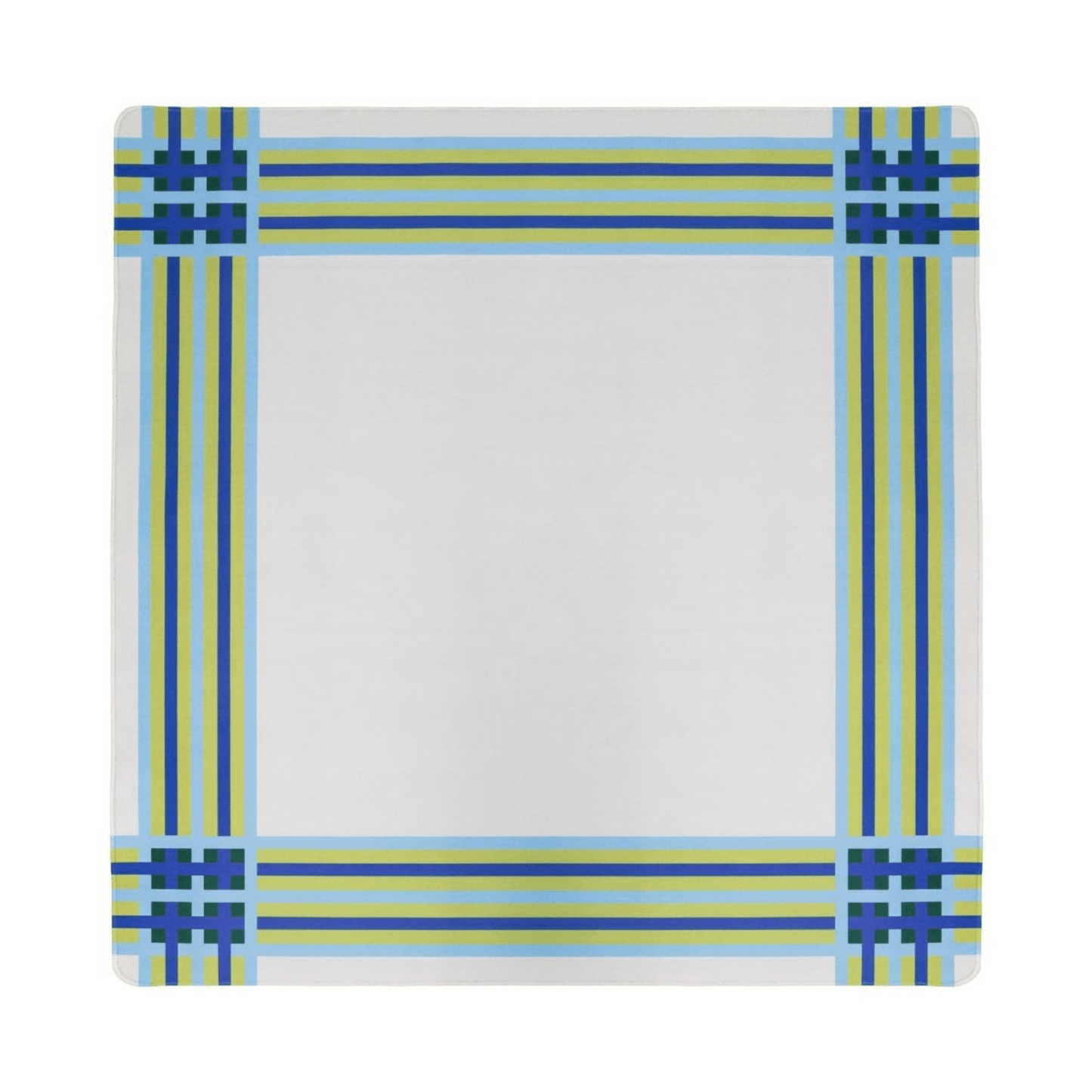 Mod Bird Bam & Plaid Double - Sided Mahjong Mat - Hosted by Kelly Gaudreau