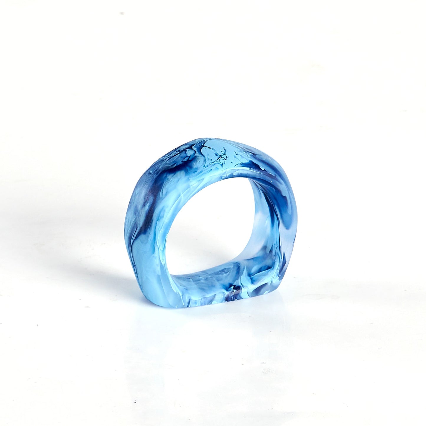 Napkin Ring in Denim Swirl - Set of 2 - Hosted by Kelly Gaudreau