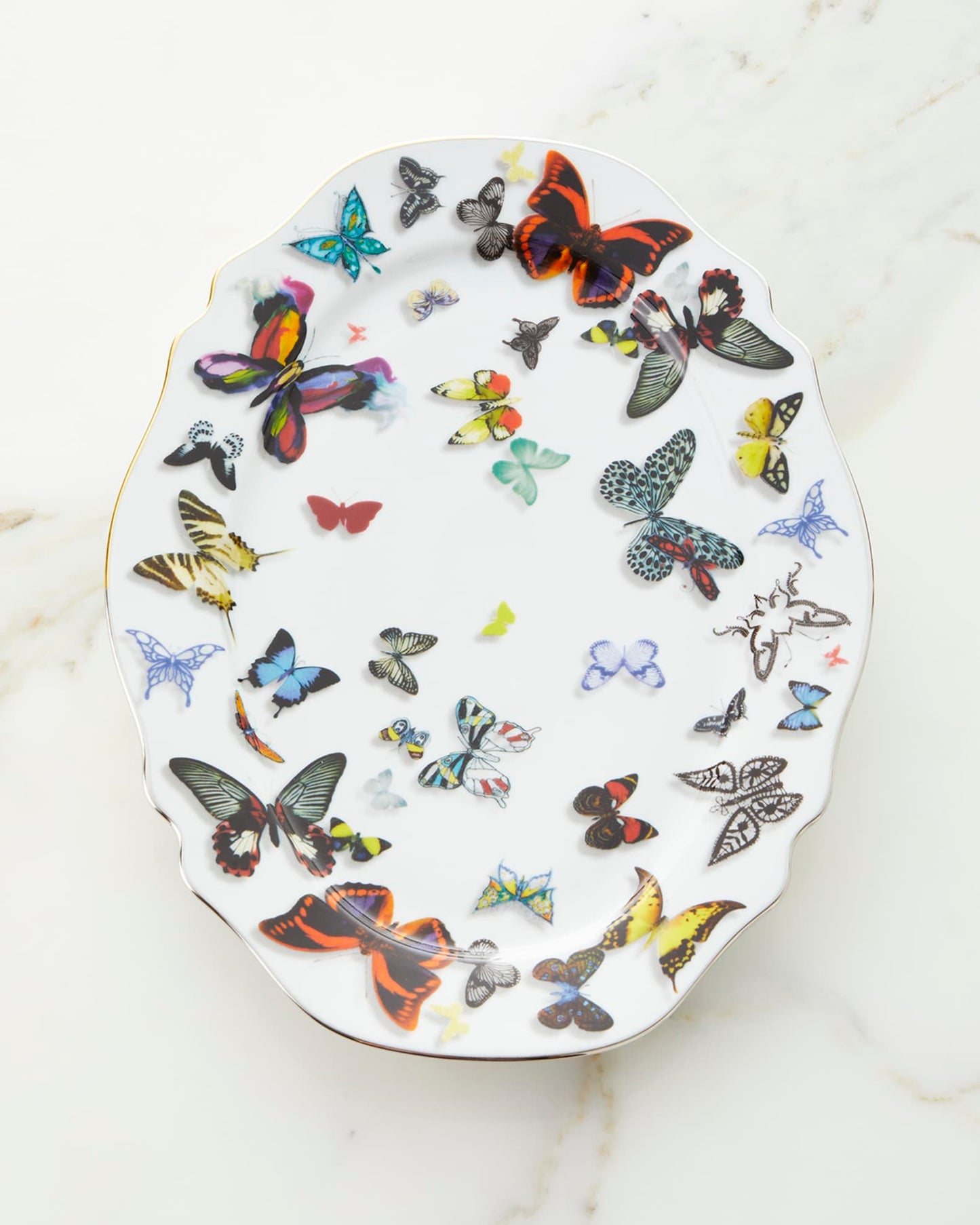 Christian LaCroix X Vista Alegre Butterfly Parade Small Platter