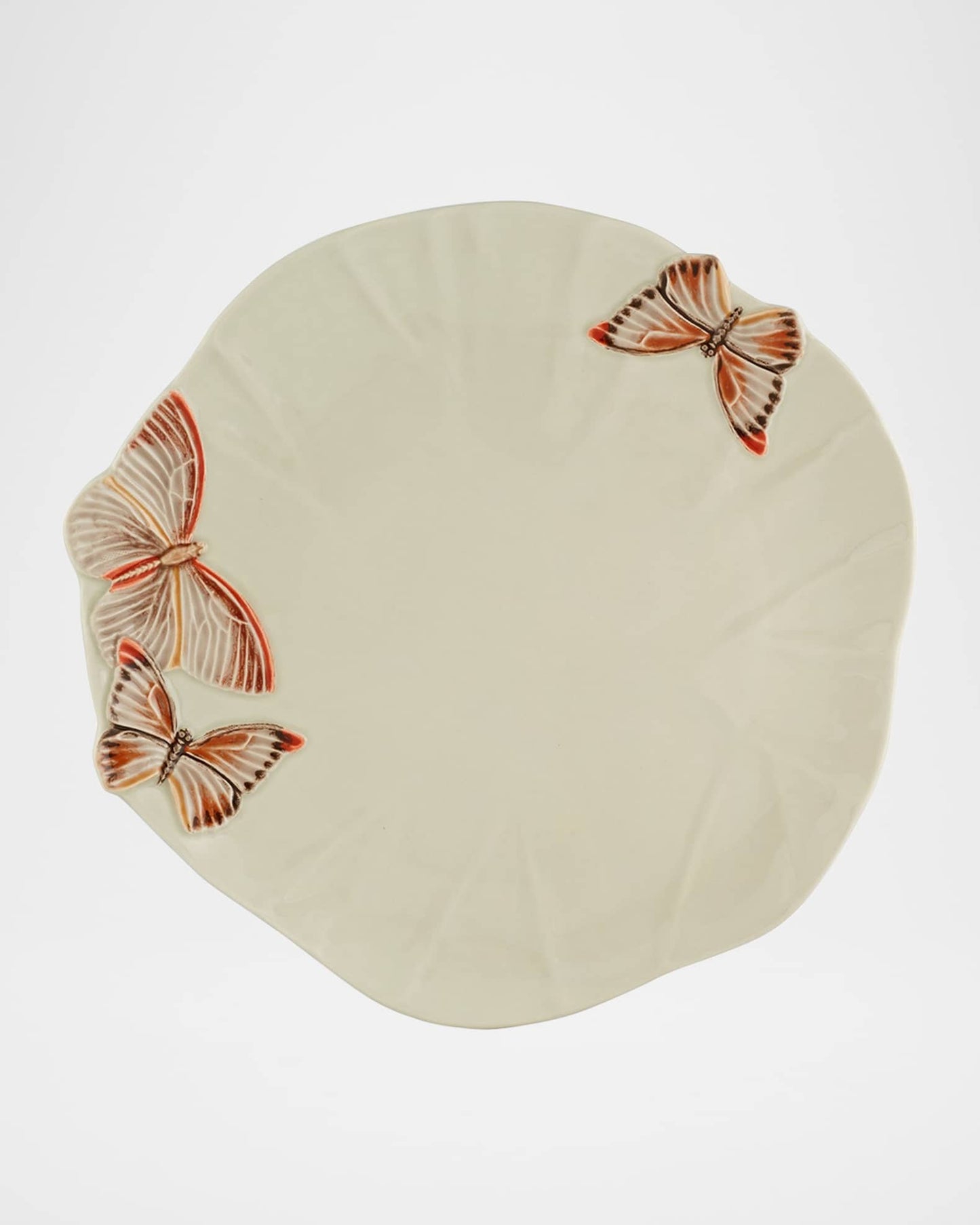 Bordallo Pinheiro Cloudy Butterflies Charger Plates by Claudia Schiffer, Set of 2