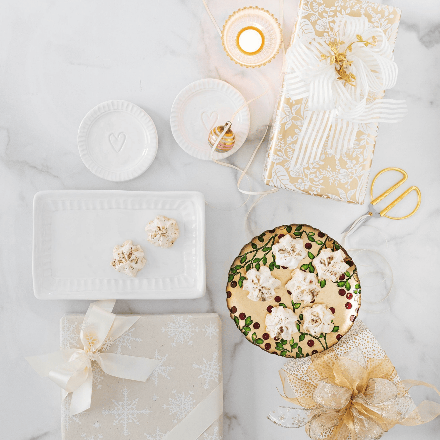 Pietra Serena Heart Plate - Hosted by Kelly Gaudreau