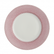 Pink Lace Service Plate - Hosted by Kelly Gaudreau