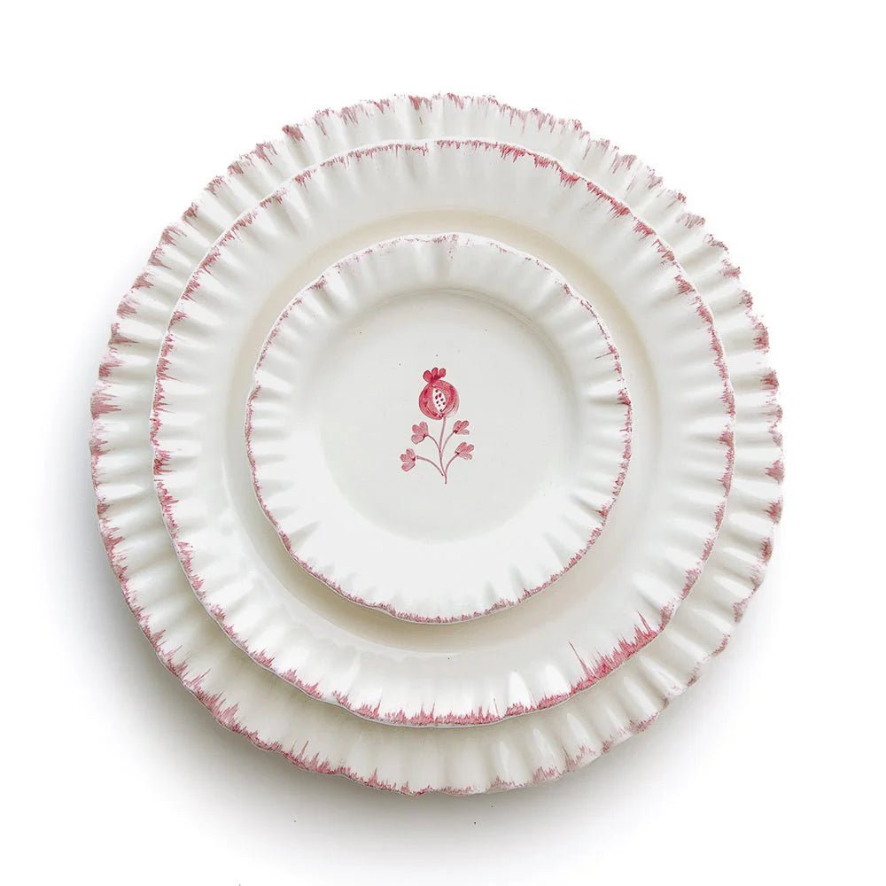 Ruffled Rose Dinner Plate Set of 2 - Hosted by Kelly Gaudreau