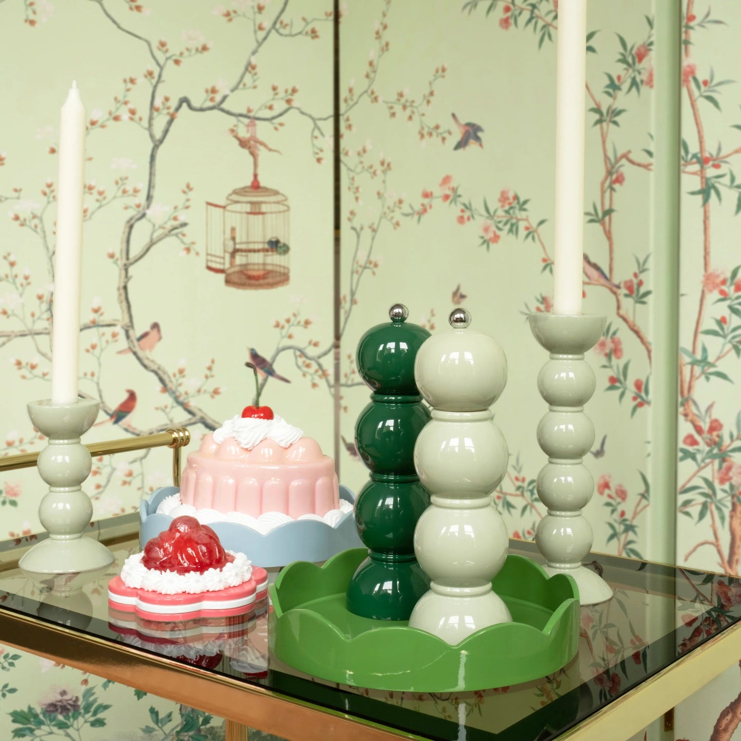 Sage Bobbin Salt or Pepper Mill - Hosted by Kelly Gaudreau