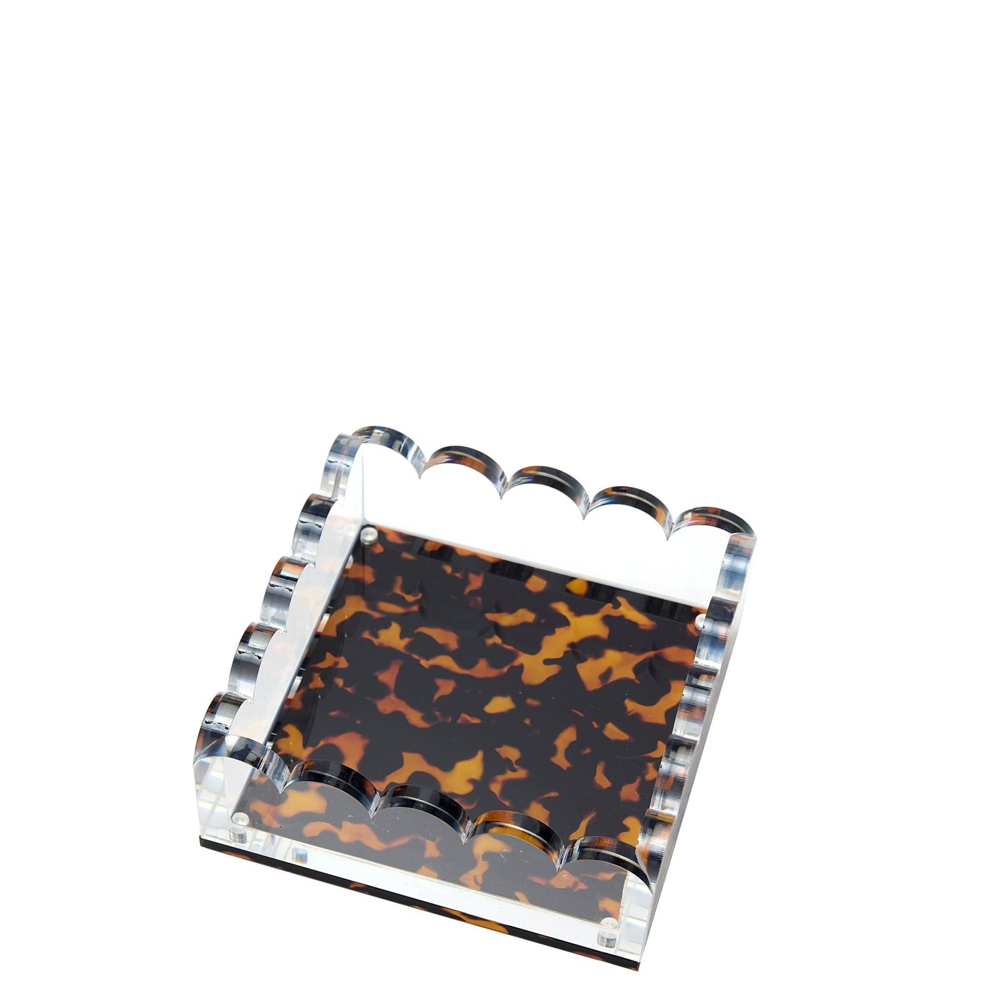 Scallop Photo Tray in Tortoise - Hosted by Kelly Gaudreau