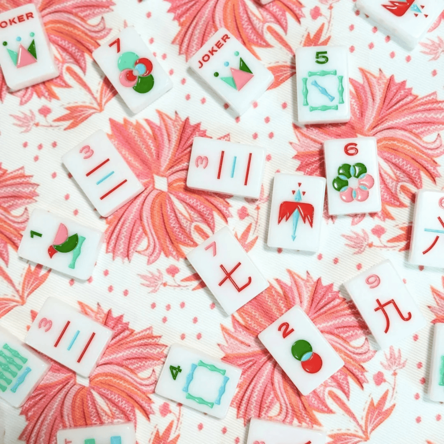 Scalloped Square Game Table Topper - Lotus Flower - Hosted by Kelly Gaudreau