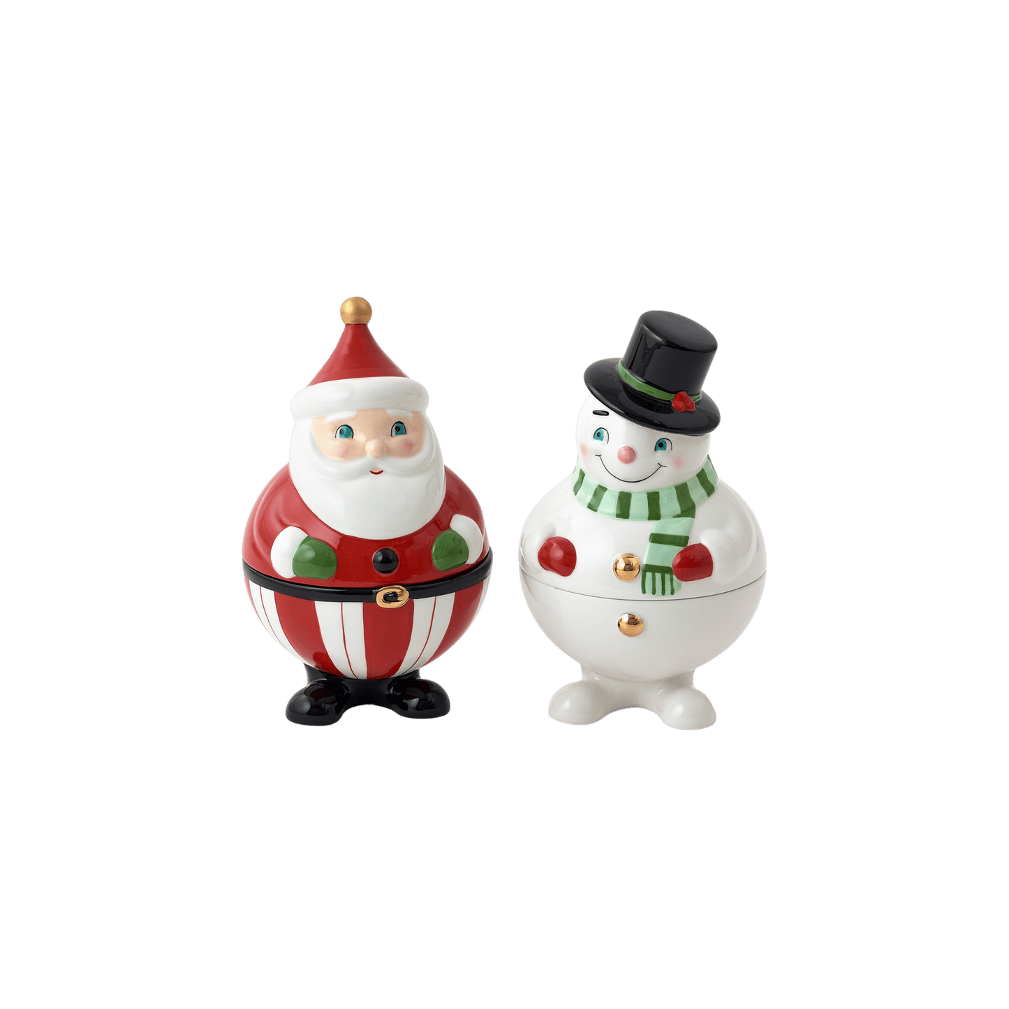 Snowman/Santa Candy Bowls - Set of 2 - Hosted by Kelly Gaudreau
