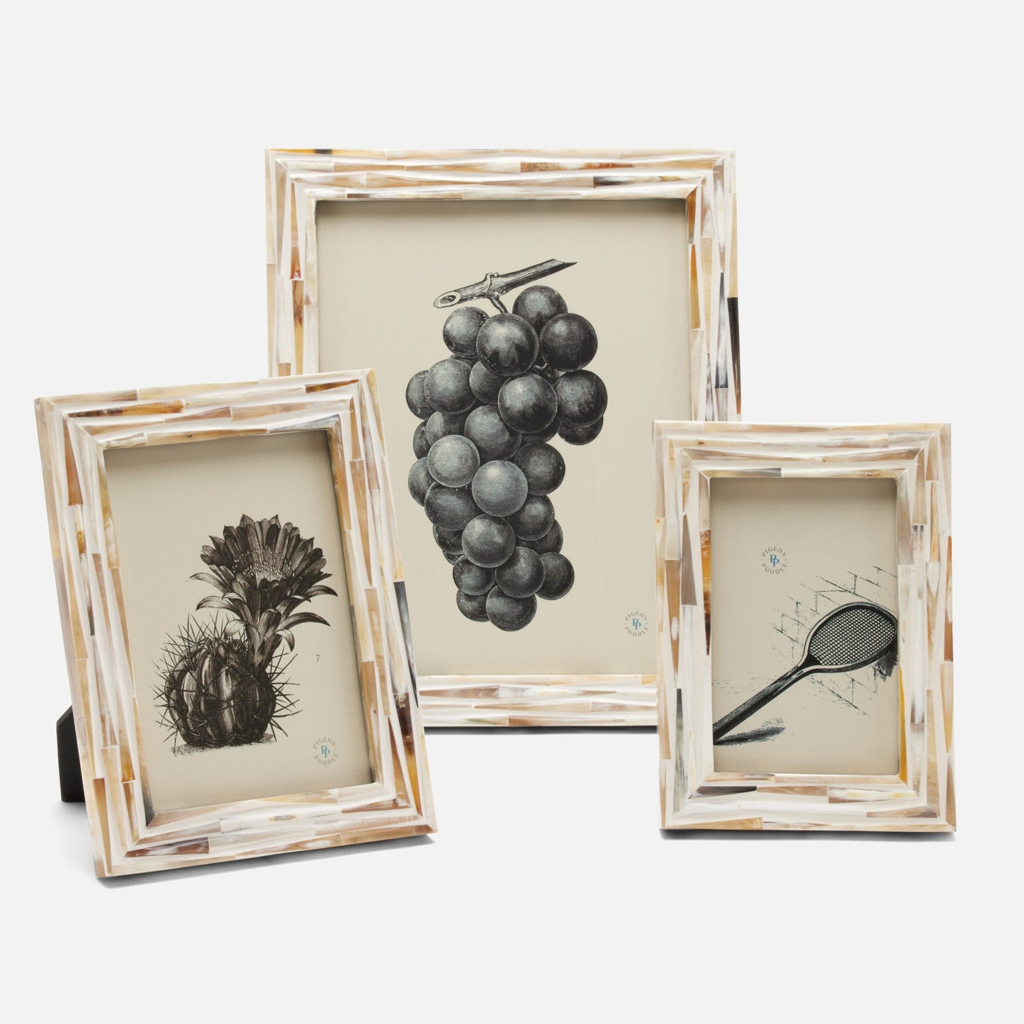 Winslow Collection Natural Horn Frame - Elegant & Timeless Home Decor