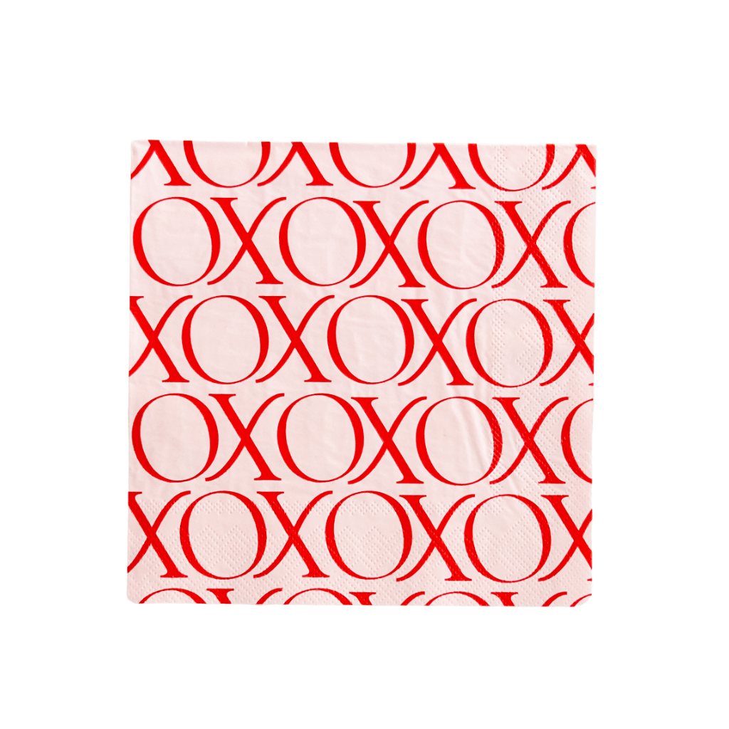 XO Large Napkins - Set of 20 - Hosted by Kelly Gaudreau