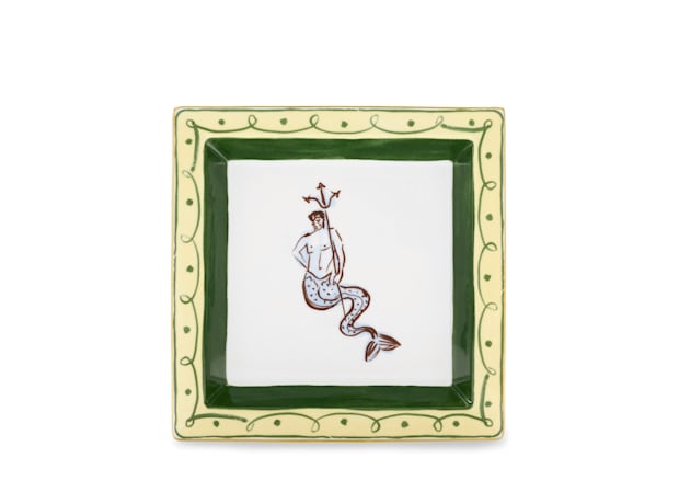 Square plate Amalfi Lemon | Viaggio Di Nettuno | GINORI 1735