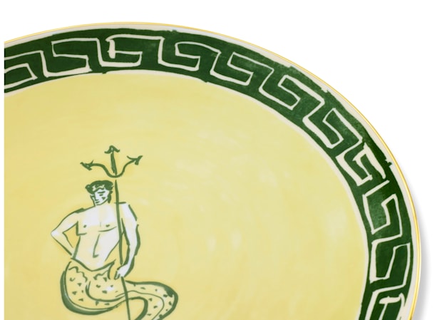 Centerpiece and charger plate Amalfi Lemon| Viaggio Di Nettuno
