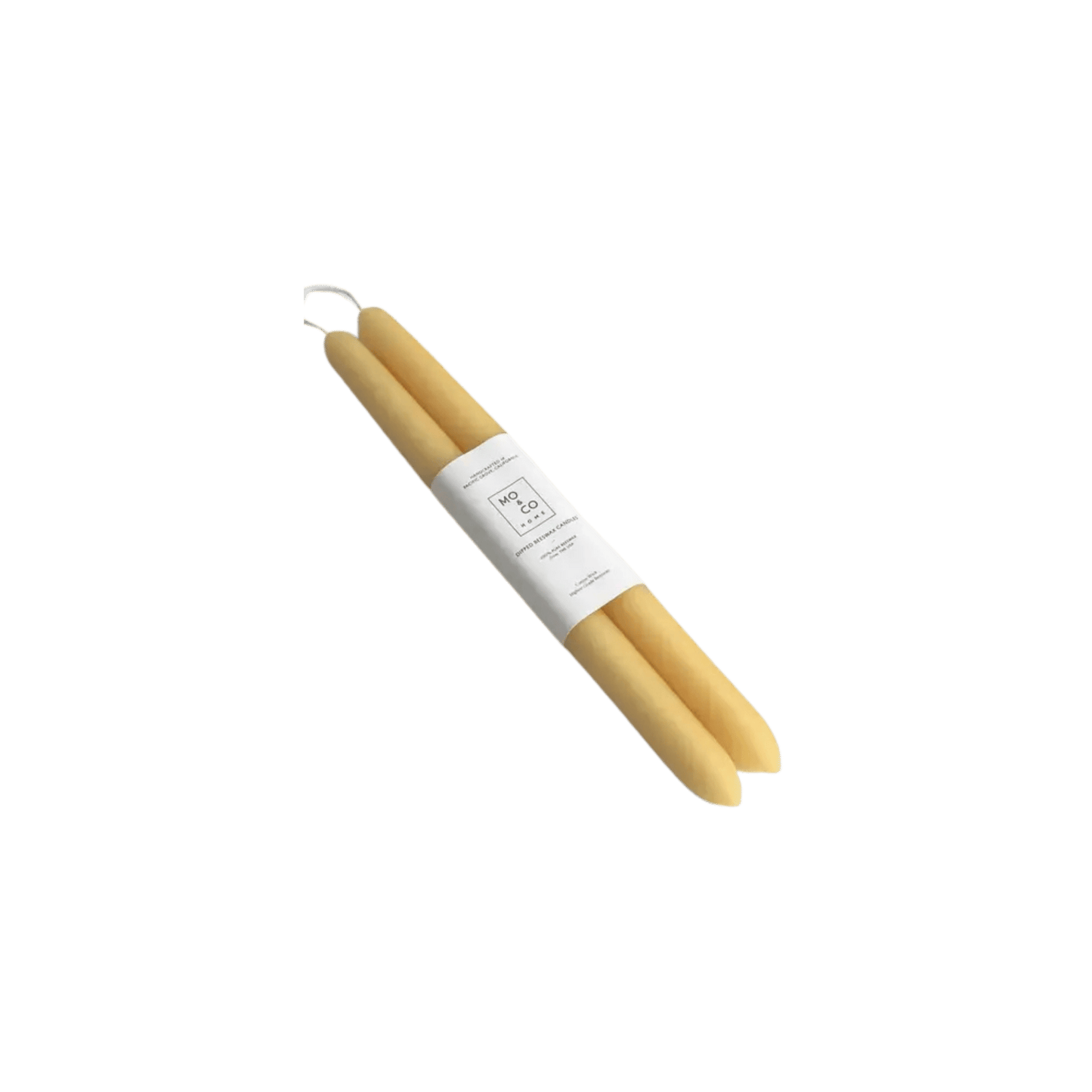 100% Beeswax Dipped Taper Candles - Set of 2 - Hosted by Kelly Gaudreau