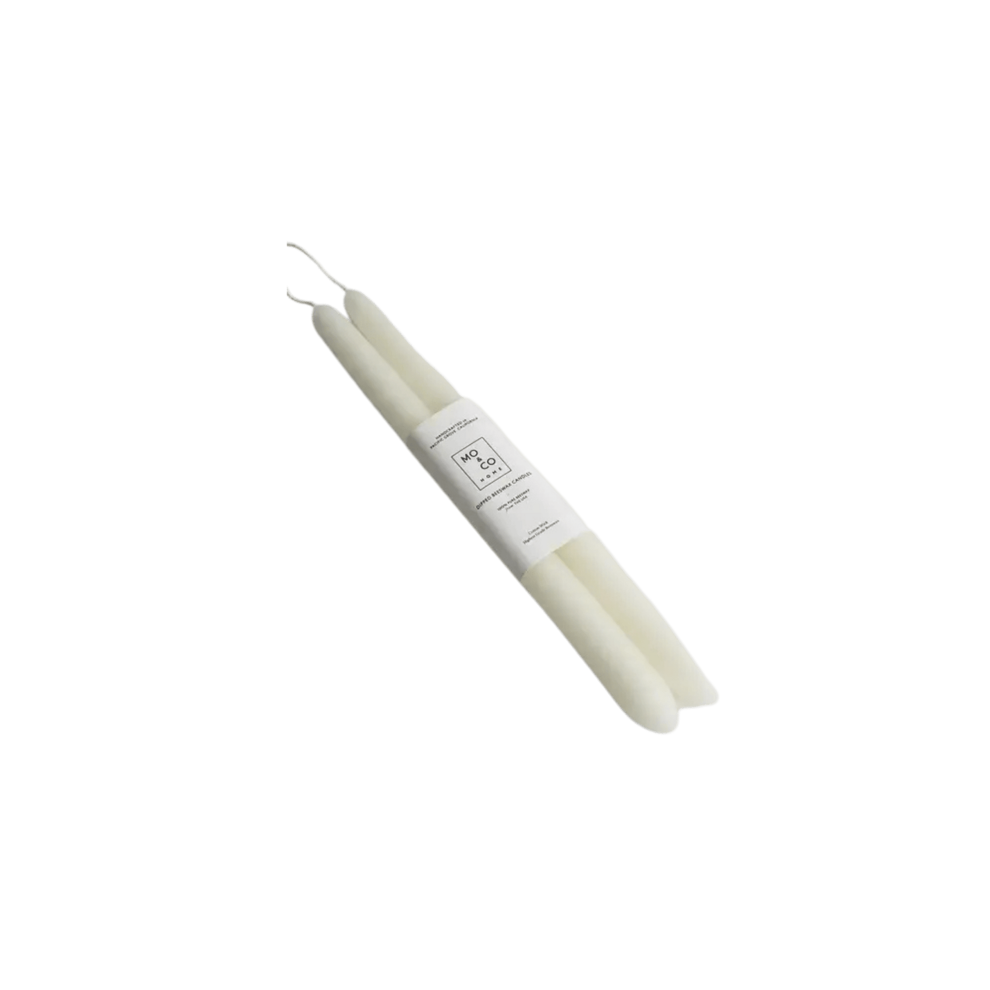 100% Beeswax Dipped Taper Candles - Set of 2 - Hosted by Kelly Gaudreau