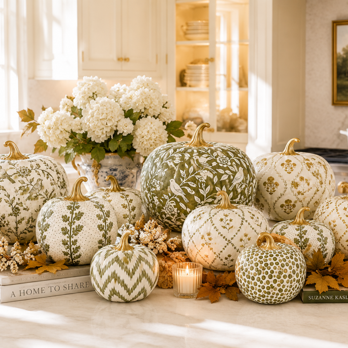 Gold Heritage Medallion Pumpkin