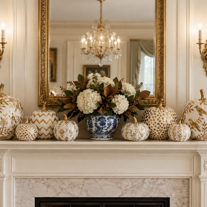 Gold Heritage Medallion Pumpkin