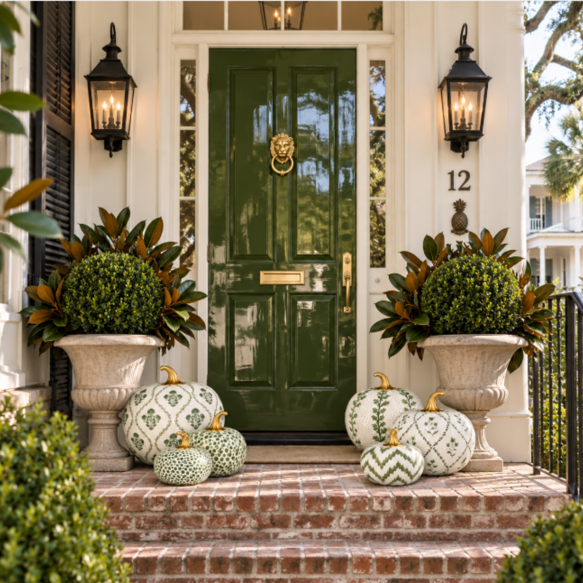 Green Heritage Medallion Pumpkin