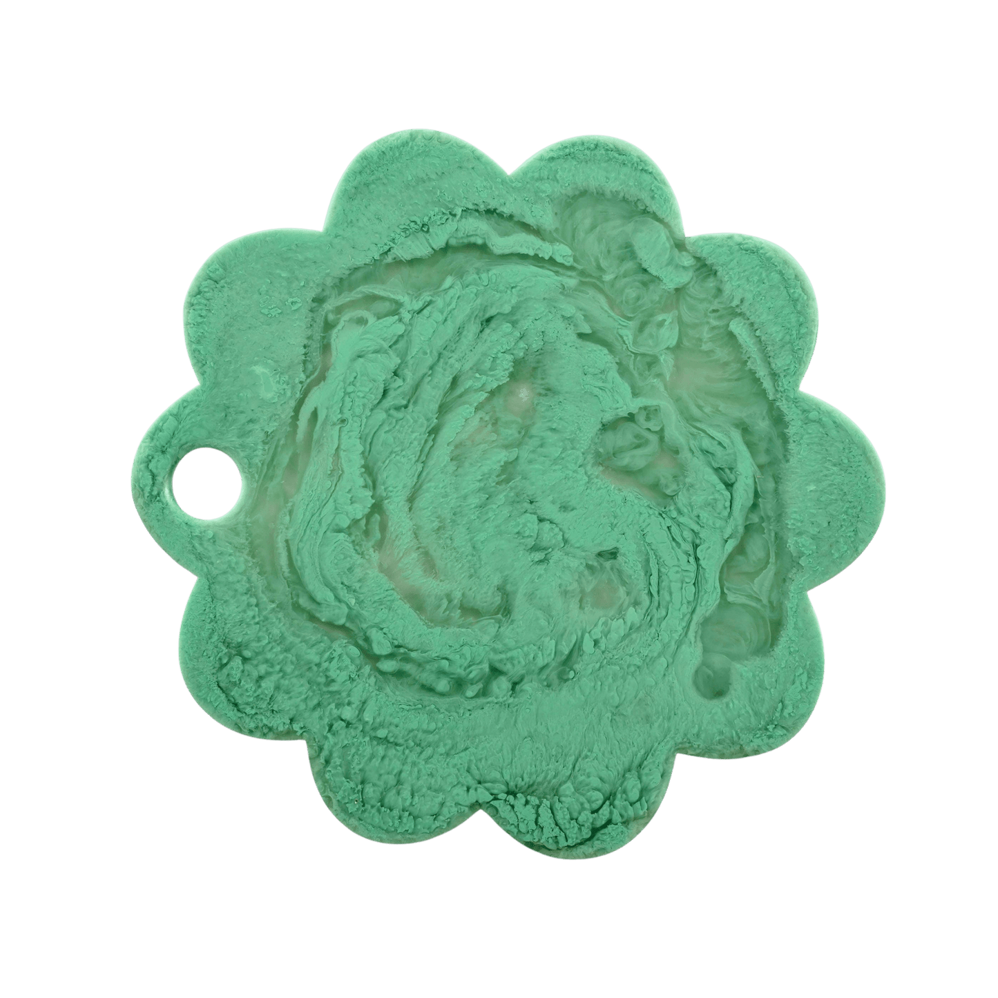 12" Scallop Resin Cheese Charcuterie Board - Hosted by Kelly Gaudreau