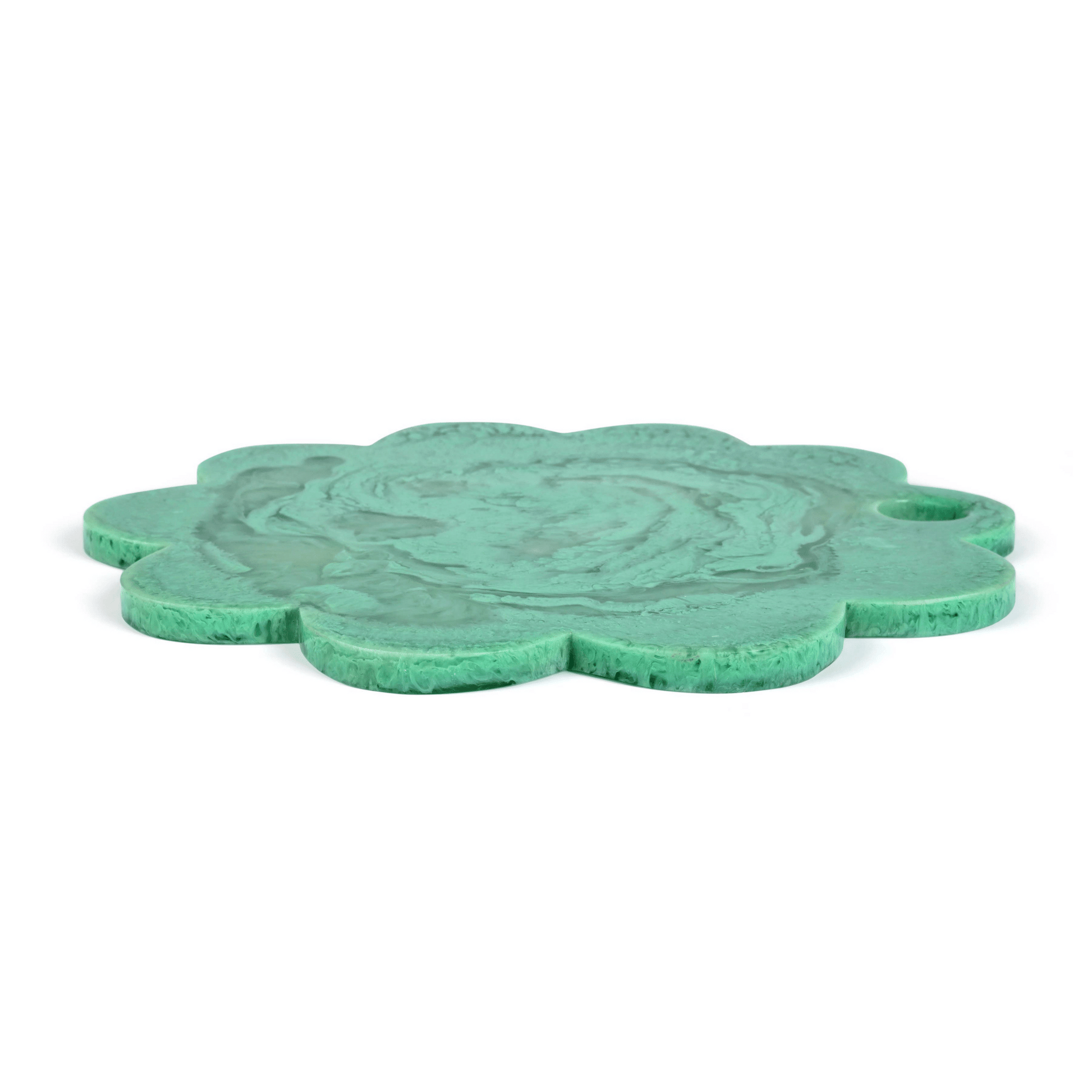 12" Scallop Resin Cheese Charcuterie Board - Hosted by Kelly Gaudreau