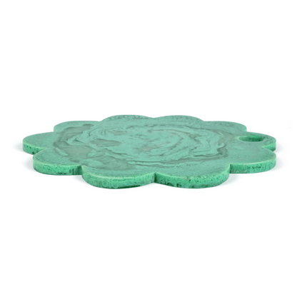 12" Scallop Resin Cheese Charcuterie Board - Hosted by Kelly Gaudreau