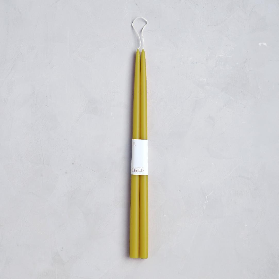 12” taper candles in Citrine - Hosted by Kelly Gaudreau