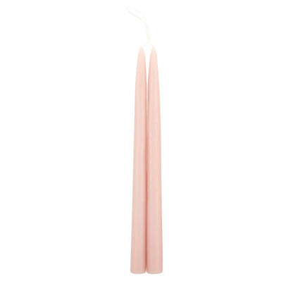 12” taper candles in Petal - Hosted by Kelly Gaudreau