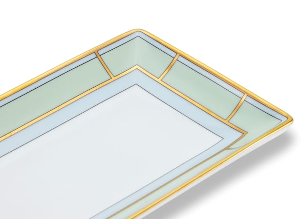 Green Rectangular Change Tray | Diva | GINORI 1735