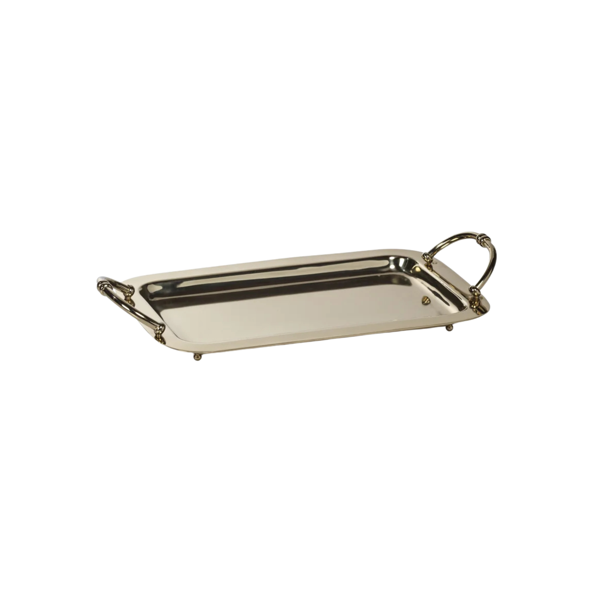 Manetta Alloy and Brass Tray - Polished Gold