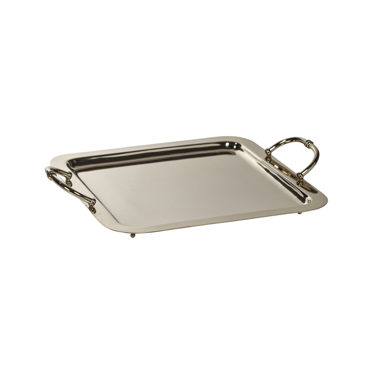 Manetta Alloy and Brass Tray - Polished Gold