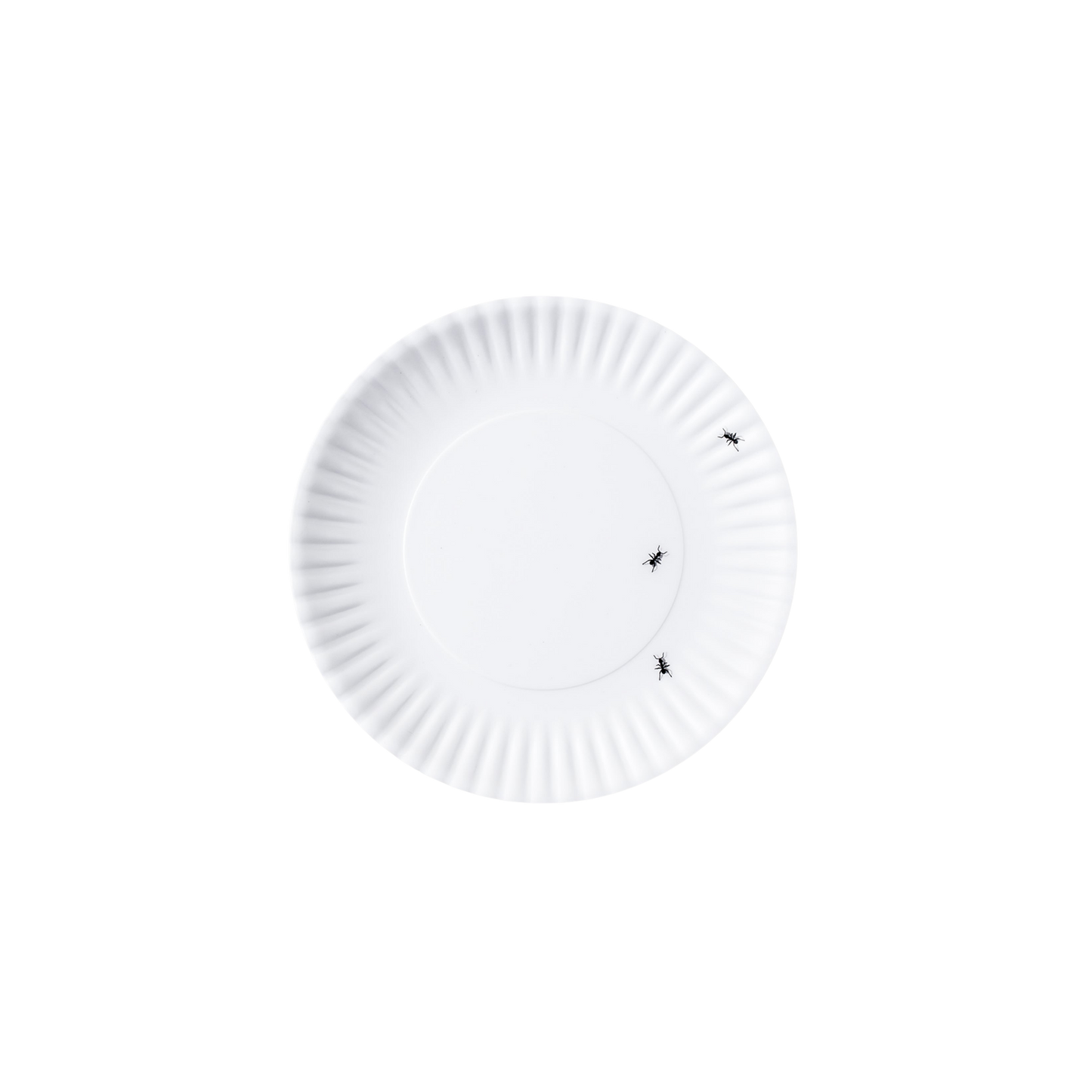 Washable "Paper" Plate with Ants - Set of 4