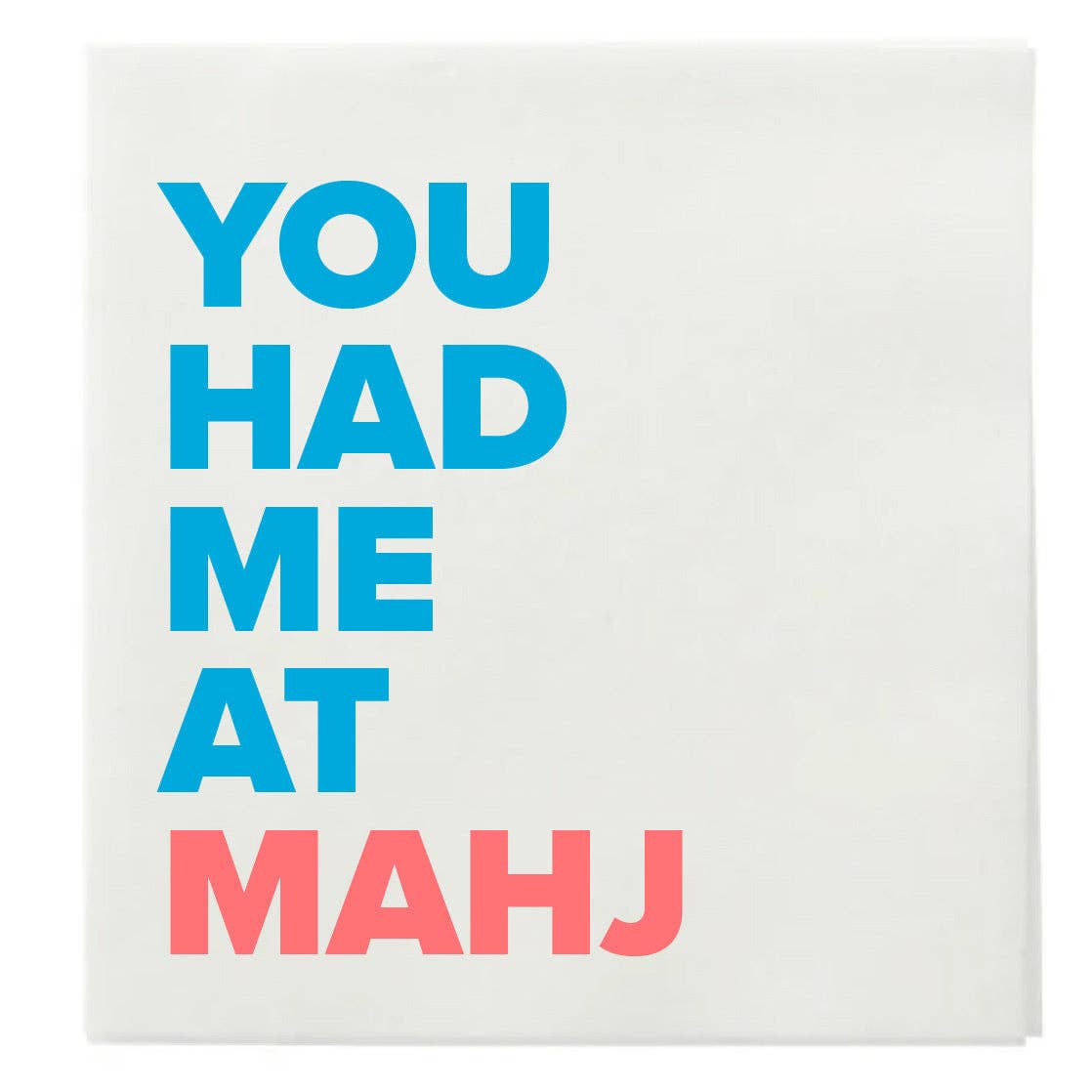 “You Had Me at Mahj" Paper Cocktail Napkins - Pack of 25