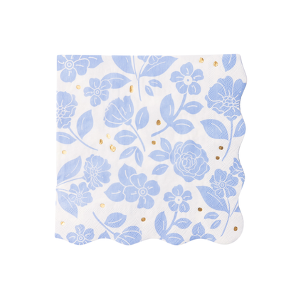 Blue Belle Floral Dinner Napkins – Set of 20