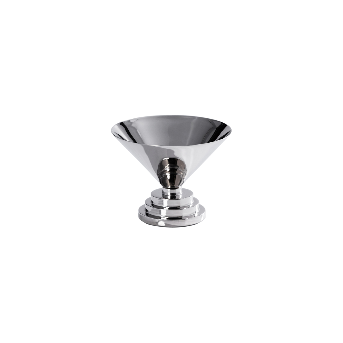 Mayan Alloy Bowl - Polished Nickel