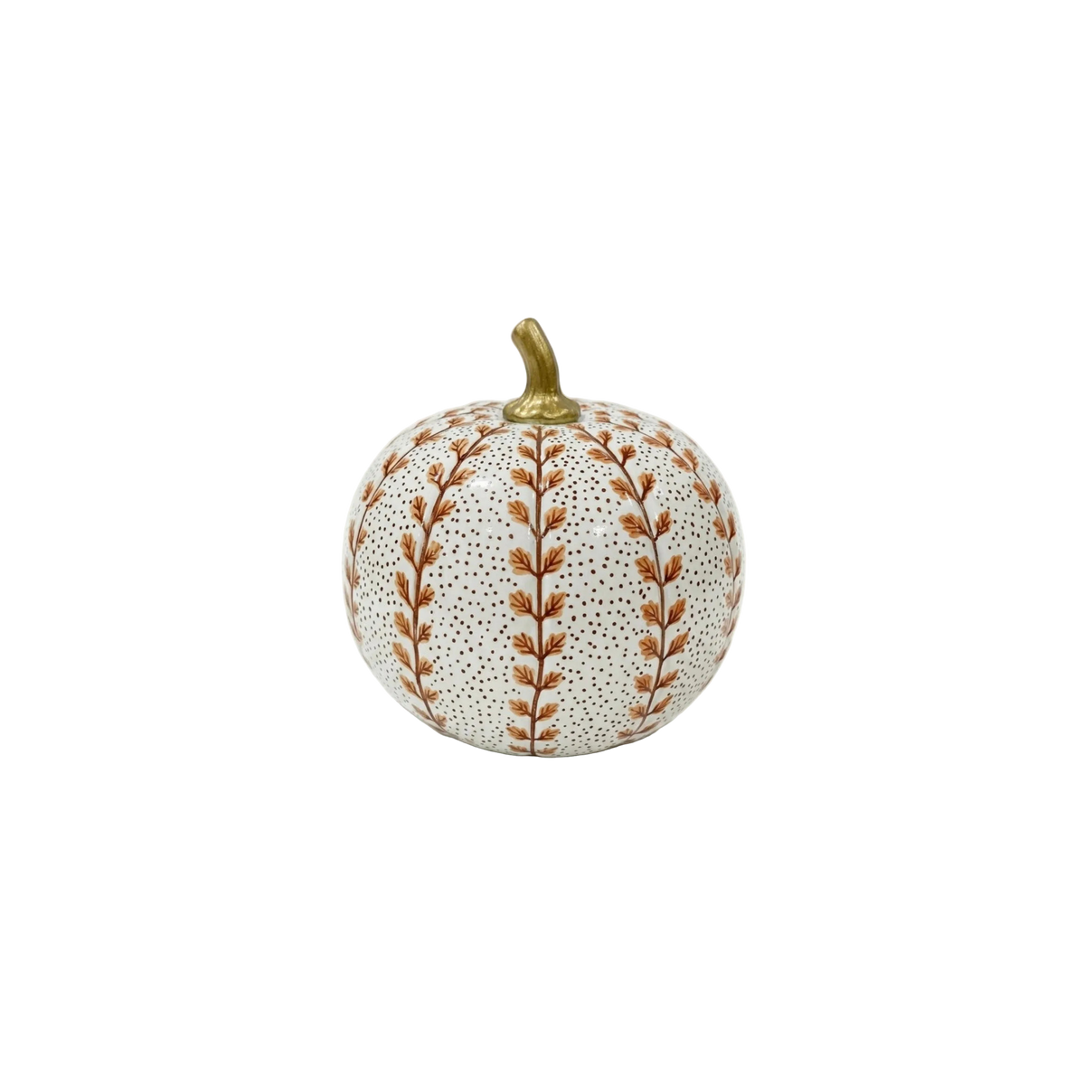 Rusty Red Meadow Sprig Pumpkin