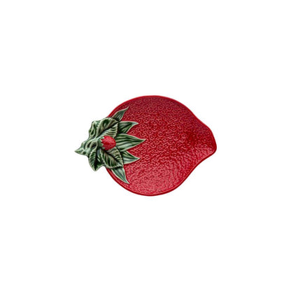 Bordallo Pinheiro Olive Dish - Handcrafted Ceramic Serving Bowl