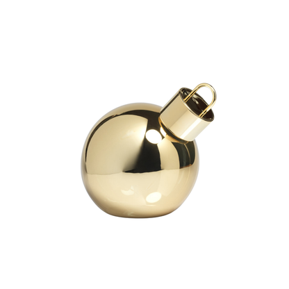 LED Metallic Glass Oversized Ornament Ball - Gold