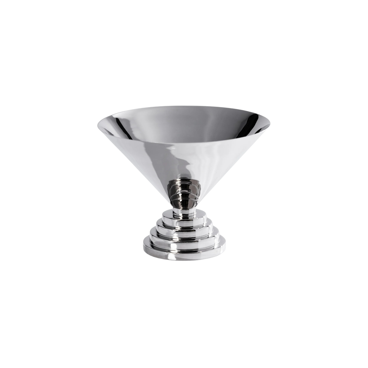 Mayan Alloy Bowl - Polished Nickel