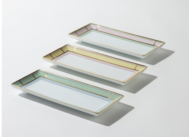 Green Rectangular Change Tray | Diva | GINORI 1735