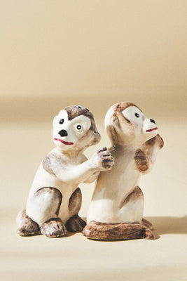 Les Ottomans Monkey Salt and Pepper Shakers