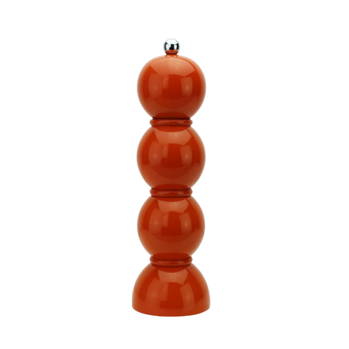 Orange Bobbin Salt or Pepper Mill