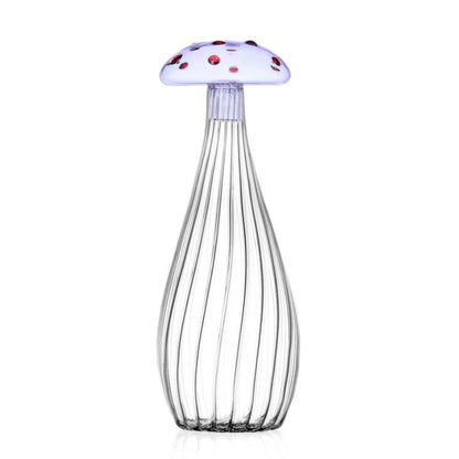 Alice Bottle with Purple Mushroom with Red Dots