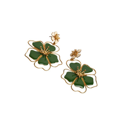 Andreae Earrings - Green