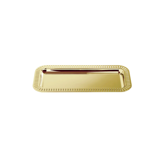 Striations Serving Tray Small Rectangle