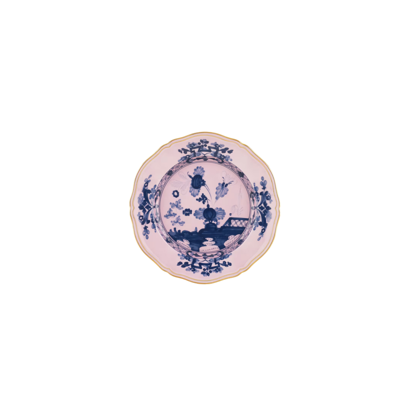 Antico Doccia Flat dinner plate - Azalea