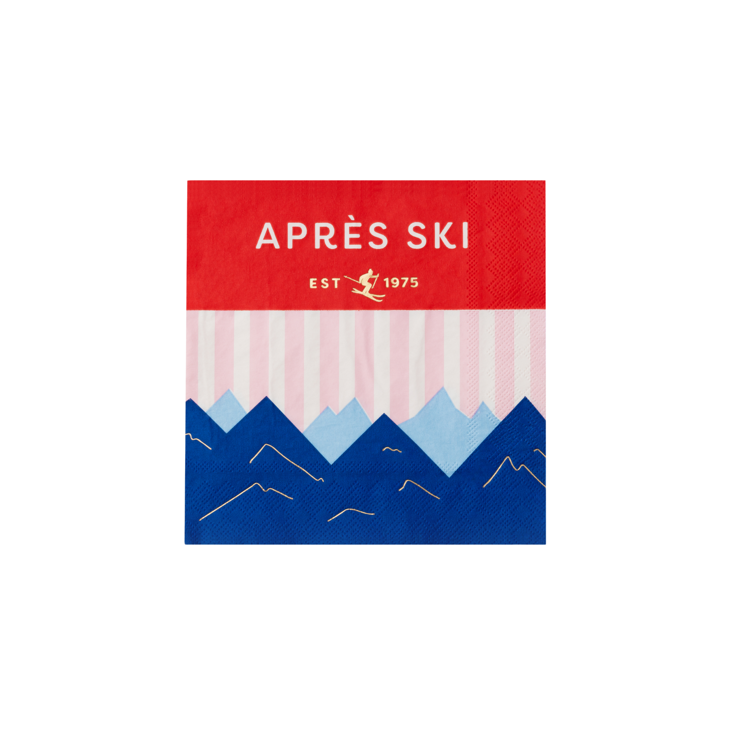 Apres Ski Lunch Size Party Napkins - Pack of 20